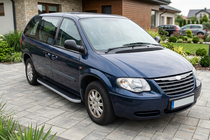 Chrysler Voyager 2001–2007 Sidetrin Tayga Grey (2 stk., aluminium) foto 1