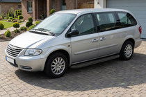Chrysler Voyager 2001–2007 Sidetrin Tayga Black (2 stk., aluminium) foto 1