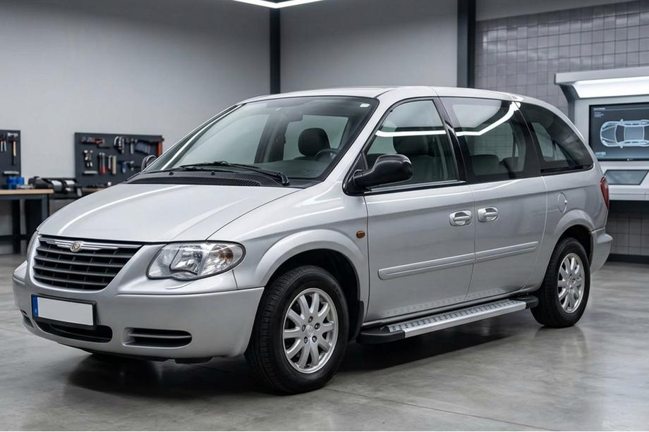 Chrysler Voyager 2001–2007 Sidetrin New Vision Grey (2 stk., aluminium) Image