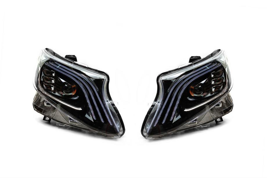 Mercedes Vito/V-klasse W447 2014– LED forlygter i Maybach-design (til Vito, 2 stk.) Foto 7