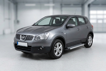 Nissan Qashqai 2007–2010 Sidetrin New Vision Grey (2 stk., aluminium) foto 1