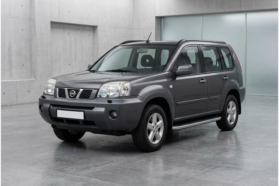 Nissan X-trail T30 2002–2007 Sidettrin Tayga Grey (2 stk., alu.) Image