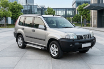 Nissan X-trail T30 2002–2007 Sidetrin New Vision Grey (2 stk., aluminium) foto 1