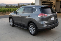Nissan X-trail T32/Rogue 2014–2021 Sidetrin Tayga Black (2 stk., aluminium) foto 1