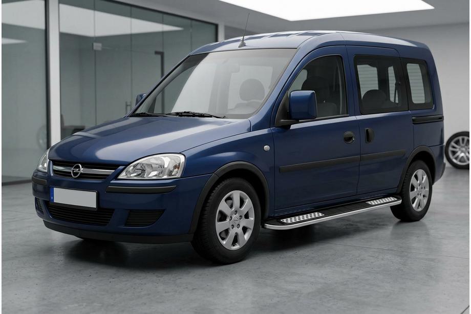 Opel Combo 2002–2012 Sidetrin Tayga V2 (2 stk., aluminium) Image