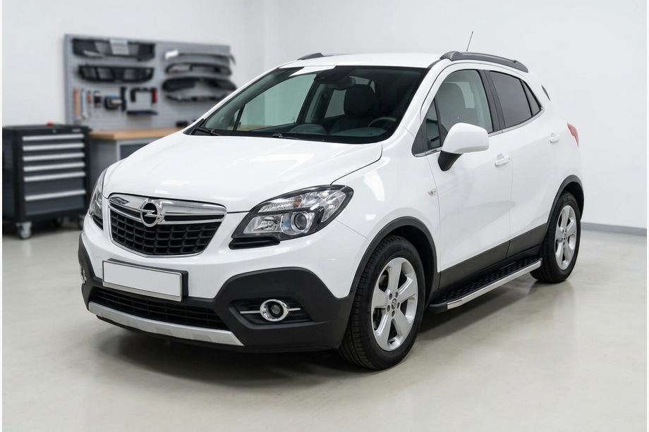 Opel Mokka 2012–2021 BlackLine sidetrin (2 stk., aluminium) Image