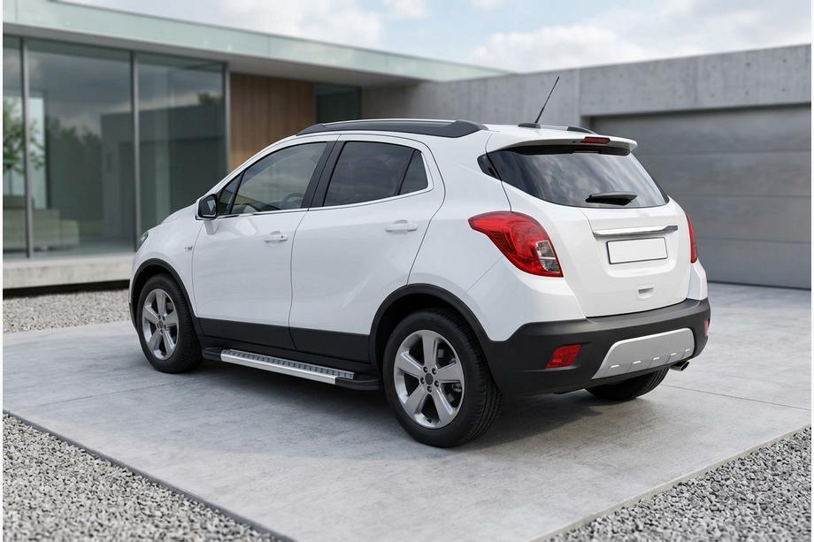 Opel Mokka 2012–2021 Sidetrin New Vision Grey (2 stk., aluminium) Image