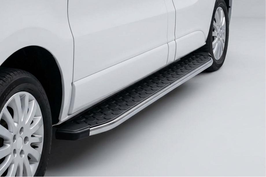 Opel Vivaro 2001–2015 BlackLine sidetrin (2 stk., alu.) Image