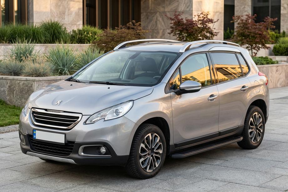 Peugeot 2008 2013–2019 Sidetrin Tayga Black (2 stk., aluminium) Image