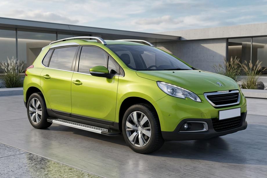 Peugeot 3008 2008–2016 Sidetrin New Vision Grey (2 stk., aluminium) 2014-2016 Image