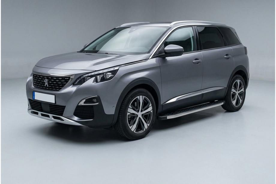 Peugeot 5008 2016–2023 BlackLine sidetrin (2 stk., aluminium) Image