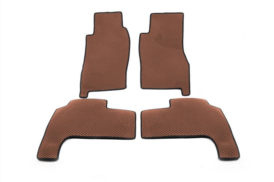 Nissan Patrol Y61 1997–2011 EVA-bilmåtter (murstenmønster) Kort, 5 stk. (for og bag) Image