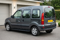 Renault Kangoo 1998–2008 Sidetrin Tayga Black (2 stk., aluminium) foto 1