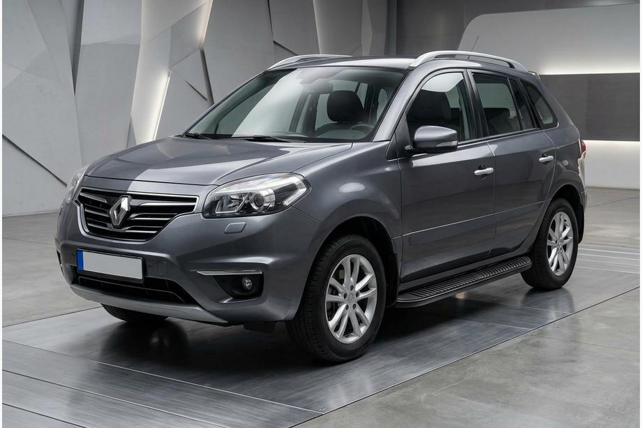 Renault Koleos 2008–2016 Sidetrin Tayga Black (2 stk., aluminium) Image