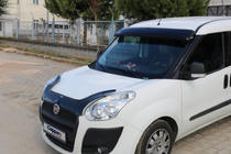 Opel Combo 2012–2018 Forrudevisir (sort højglans, 5 mm) foto 12