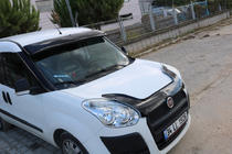 Opel Combo 2012–2018 Forrudevisir (sort højglans, 5 mm) foto 13