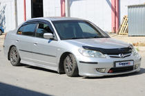 Honda Civic Sedan VII 2001–2006 Motorhjelmsdeflektor (EuroCap) foto 4