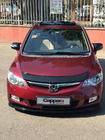 Honda Civic Sedan VIII 2006–2011 Front kofanger læbe (sort) foto 1
