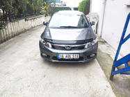 Honda Civic Sedan IX 2011–2016 Motorhjelmsdeflektor (EuroCap) foto 11
