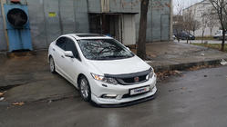 Honda Civic Sedan IX 2011–2016 Motorhjelmsdeflektor (EuroCap) foto 12