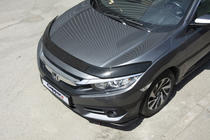 Honda Civic Sedan X 2016–2021 Motorhjelmsdeflektor (EuroCap) foto 2