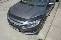 Honda Civic Sedan X 2016–2021 Motorhjelmsdeflektor (EuroCap) foto 3