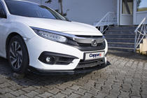 Honda Civic Sedan X 2016–2021 Frontlæbe til forreste kofanger V1 (sort) foto 7