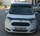 Ford Courier 2014–2023 Forrudevisir (sort højglans, 5 mm) foto 3