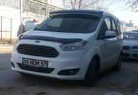 Ford Courier 2014–2023 Forrudevisir (sort højglans, 5 mm) foto 4