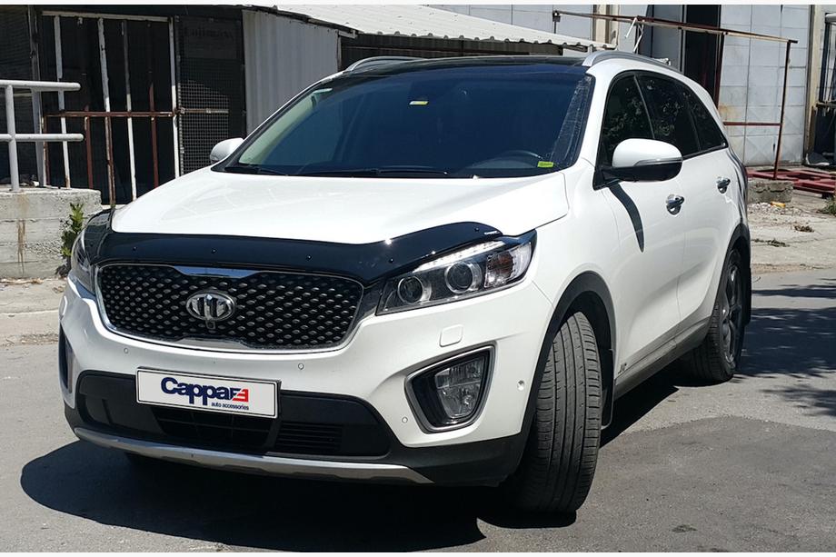 Kia Sorento III UM 2014–2020 Motorhjelmsdeflektor (EuroCap) Foto 2
