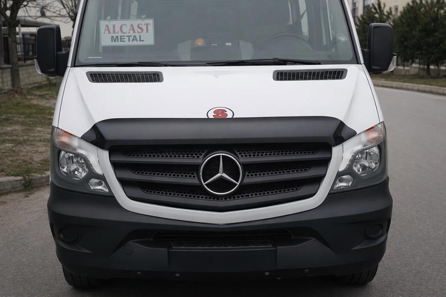 Mercedes Sprinter W906 2006–2018 Stenslagsbeskytter til motorhjelm 2013+ (V2, EuroCap) Image