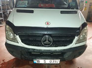 Mercedes Sprinter W906 2006–2018 Motorhjelmsdeflektor i carbonlook 2006-2013 (EuroCap) foto 3