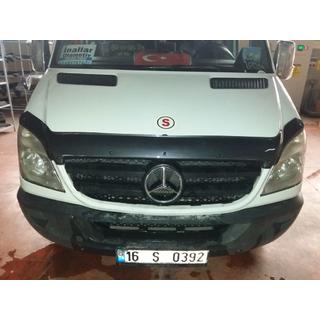 Motorhjelmsdeflektor i carbonlook 2006-2013 (EuroCap) Mercedes Sprinter W906 2006–2018 foto 3