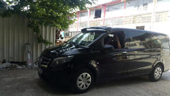 Mercedes Vito/V-klasse W447 2014– Forrudevisir (sort højglans, 5 mm) foto 3
