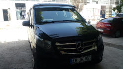 Mercedes Vito/V-klasse W447 2014– Forrudevisir (sort højglans, 5 mm) foto 4