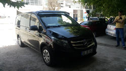 Mercedes Vito/V-klasse W447 2014– Forrudevisir (sort højglans, 5 mm) foto 5