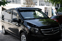 Mercedes Vito/V-klasse W447 2014– Forrudevisir (sort højglans, 5 mm) foto 1