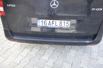 Mercedes Vito/V-klasse W447 2014– Bagkofangerbeskytter EuroCap (ABS) foto 4