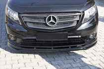 Mercedes Vito/V-klasse W447 2014– Front lipspoiler EuroCap (sort) foto 3
