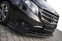 Mercedes Vito/V-klasse W447 2014– Front lipspoiler EuroCap (sort) foto 2