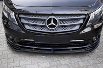 Mercedes Vito/V-klasse W447 2014– Front lipspoiler EuroCap (sort) foto 1