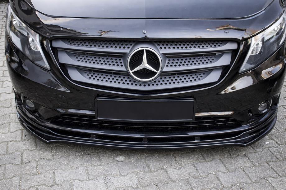 Mercedes Vito/V-klasse W447 2014– Front lipspoiler EuroCap (sort) Image