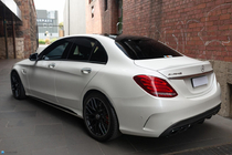 Mercedes C-klasse W205 2014–2021 Bodykit-sæt med komplet bagkofanger (AMG C63-designs 2014-2018) foto 16