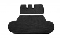 Mitsubishi Outlander 2006–2012 Bagagerumsmåtte (EVA, sort) 7-personers Uden subwoofer foto 4