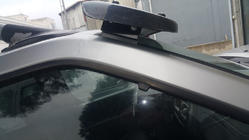 Nissan NP300 1999–2015 Forrudevisir (sort højglans, 5 mm) foto 11