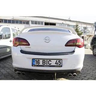 Beskyttelsesliste til bagkofanger EuroCap (Sedan, ABS) foto 2