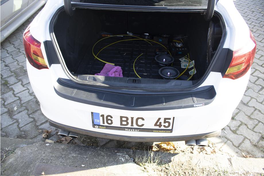 Opel Astra J 2009–2015 Beskyttelsesliste til bagkofanger EuroCap (Sedan, ABS) Foto 5