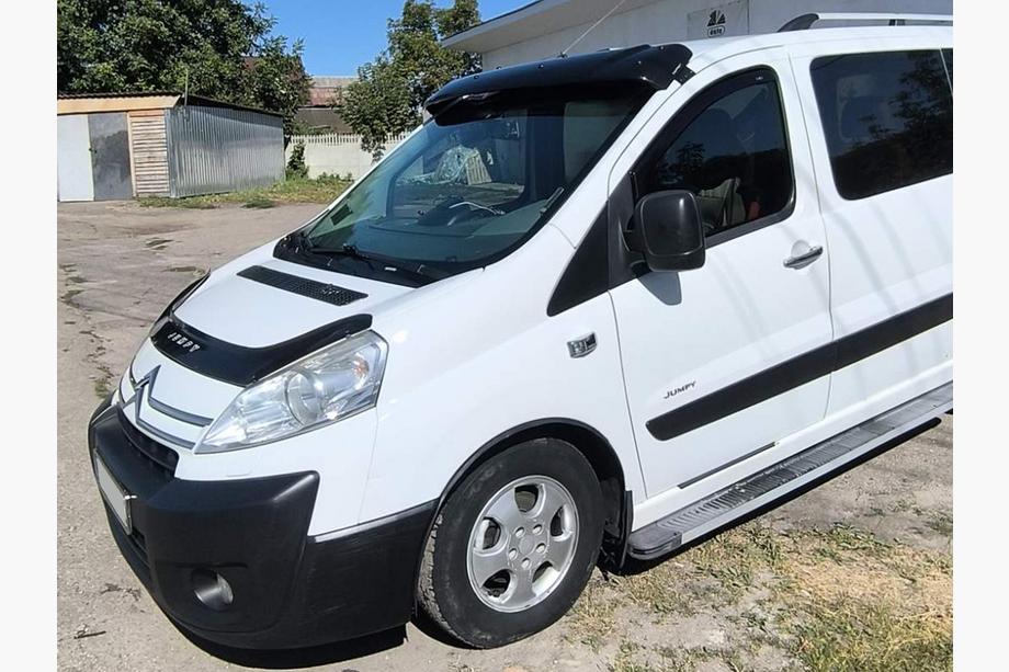Peugeot Expert 2007–2016 Forrudevisir (sort højglans, 5 mm) Foto 7