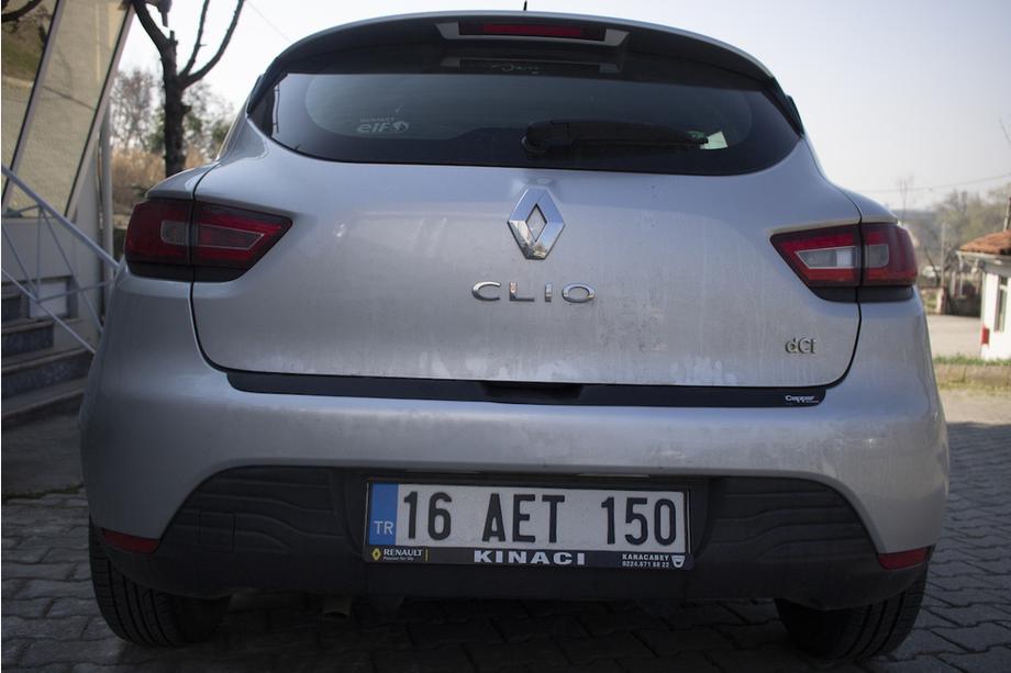 Renault Clio IV 2012–2019 Bagkofangerbeskytter EuroCap (ABS) Foto 3