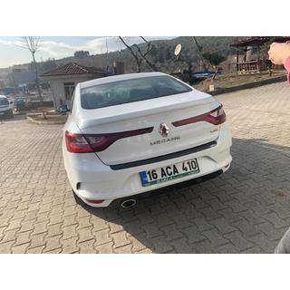 Beskyttelsesliste til bagkofanger EuroCap (Sedan, ABS) Renault Megane IV 2016–2025 foto 2